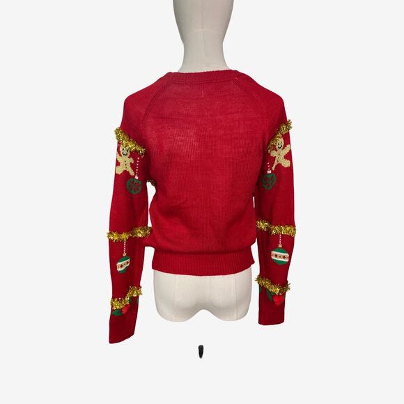 Ugly Christmas Sweater No Boundaries Merry Everything  Sweater Women's Small - Picture 5 of 8